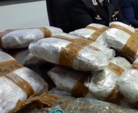 Nel bagagliaio 65chili di marijuana, arrestato 50enne albanese