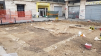 Piazzetta San Martino, ritrovamenti archeologici rallentano lavori per museo Fellini