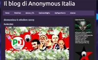 Anonymous attacca il Pd
