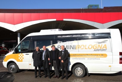 Shuttle Rimini-Aeroporto Marconi: 5mila passeggeri in 100 giorni