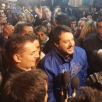 Santarcangelo, Salvini contestato alla fiera dei becchi: Lega e Bene in comune interrogano il sindaco