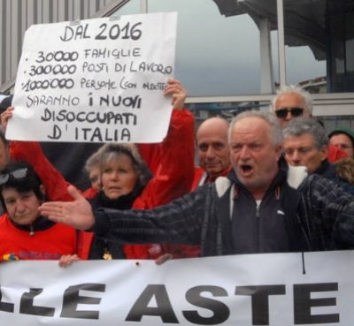Balneari, protesta a Roma contro le aste