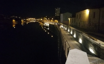 Ponte di Tiberio, aprirà domani la passerella sospesa sui Bastioni