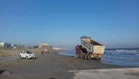 Riccione: arrivati 19mila metri cubi di sabbia per il ripascimento