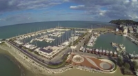 Cattolica, droni in volo per il nuovo waterfront