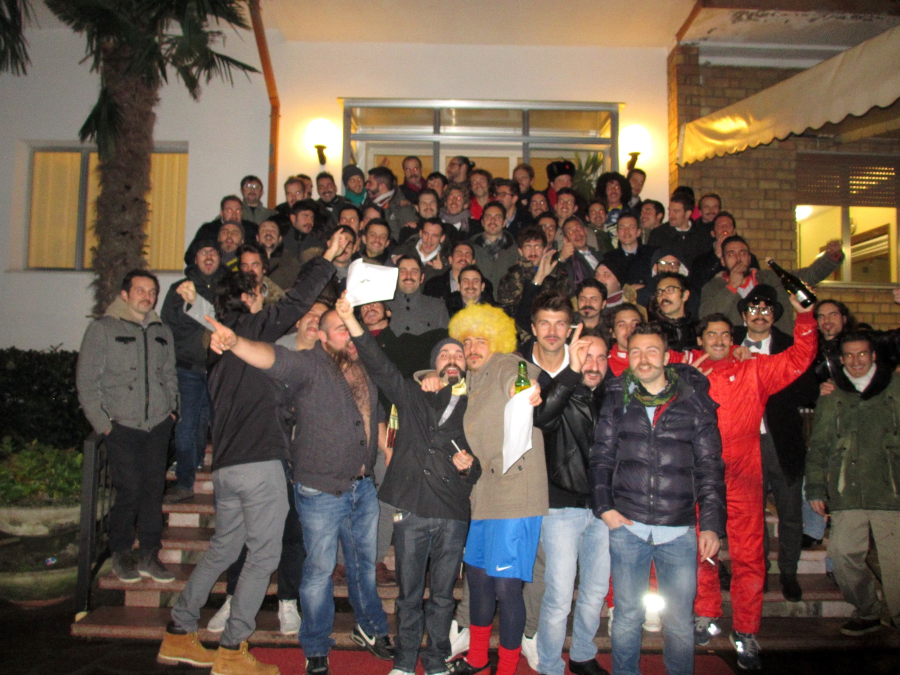 5-Cena Coi Baffi 2013 - Foto Di Gruppo