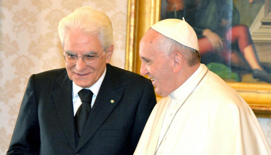 mattarella e papa francesco