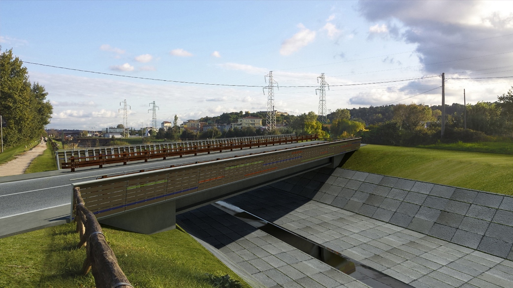 rendering ponte ausa