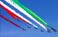 Frecce tricolori, sabato e domenica show acrobatico a Bellaria