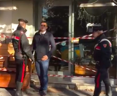 Riccione, attentato incendiario al bar di San Lorenzo