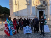 Presidio dal prefetto per i precari della scuola