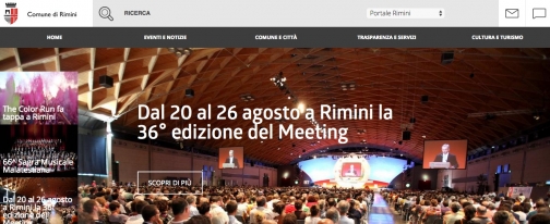il nuovo sito del comune di rimini