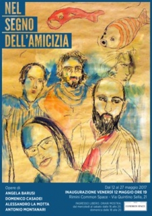 Amicizia, non sentimento. In mostra Barusi, Casadei, La Motta, Montanari