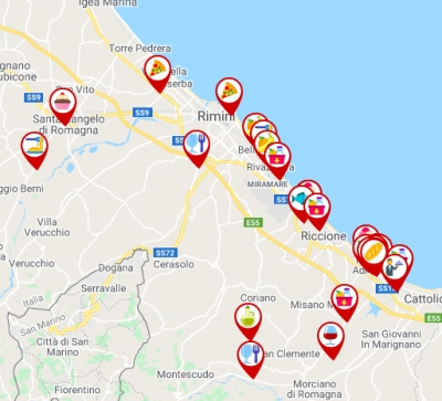 Riccione, online la mappa dei negozi aperti che consegnano a domicilio