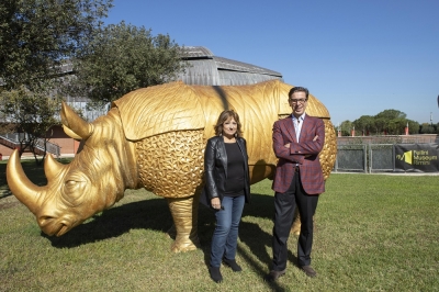 La rinocerontessa del Museo Fellini alla Festa del cinema di Roma