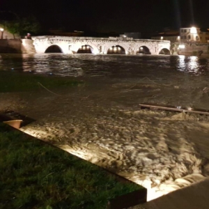 Maltempo, livello fiumi alto