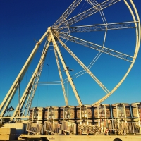 La ruota c’è: fase due anche per Eye love Rimini a piazzale Boscovich