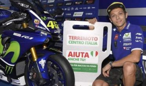 Sisma, 50.000 euro da asta Motogp