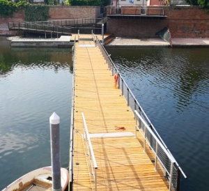 Ponte di Tiberio, sabato sarà inaugurata la passerella galleggiante
