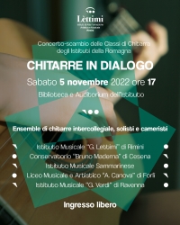 Musica, al Lettimi &#039;Chitarre in dialogo&#039;