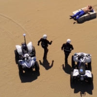 Ponti di primavera, controlli con i droni su parchi e spiaggia