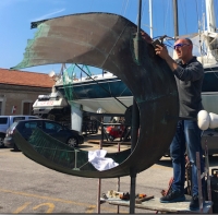 Rotonda dei venti, torna la vela restaurata