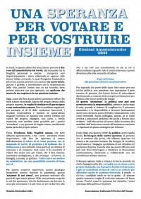 Portico del Vasaio sulle elezioni a Rimini: ognuno voti secondo ciò che lo impegna nella vita