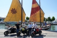 Street food, Farinetti e Domenicali in Ducati sul portocanale