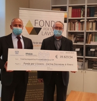 Diocesi, donazione degli industriali al fondo per il lavoro