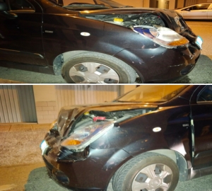 Russa ubriaca tampona auto ferma al semaforo rosso e aggredisce stradale