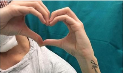 Victim of acid attack posts photo