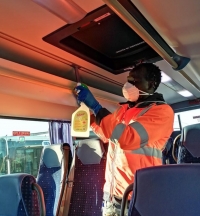 Coronavirus, bus Start sanificati a regola di decreto
