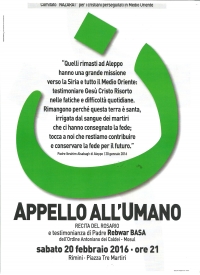 appello all&#039;umano