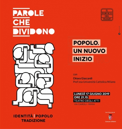 Popolo,un nuovo inizio. Stasera incontro con la sociologa Giaccardi