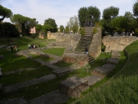 Anfiteatro romano, scambio tra Lega e Comune