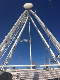 La grande ruota è tornata a piazzale Boscovich
