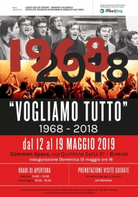 &#039;Vogliamo tutto&#039;, al Rimini common space la mostra sul Sessantotto