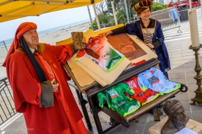 Riccione, Dante alla partenza del Giro di Romagna