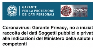 Coronavirus e smart working: webinair gratuito sulla privacy