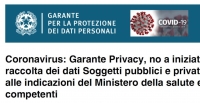 Coronavirus e smart working: webinair gratuito sulla privacy