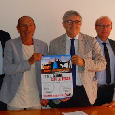 Prevenzioni infarti, Raoul Casadei testimonial