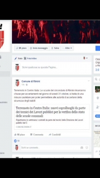 Scherzi da terremoto, falso post su scuole chiuse. Il Comune denuncia