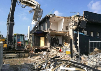 Ruspe sul Velvet, scattata la demolizione