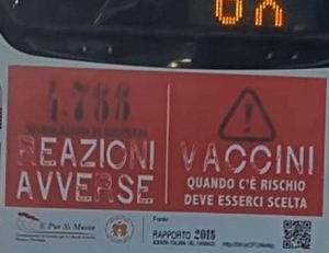 Pubblicità no vax: “Abbiamo diritto a esprimerci”