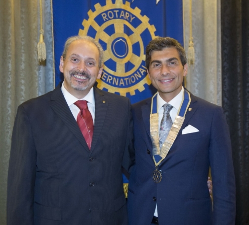 passaggio di consegne al rotary