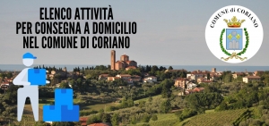 Coriano, scatta la consegna a domicilio dei prodotti alimentari