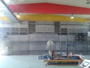 Edilizia scolastica, lavori alla palestra della Brandi