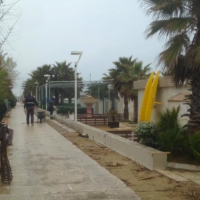 Riccione, riaperto il cantiere per la passeggiata Goethe