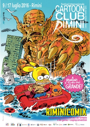 Cartoon club, il papà di Rat Man firma il manifesto 2016