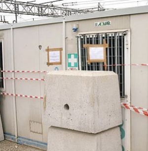 Cadavere mummificato alla stazione